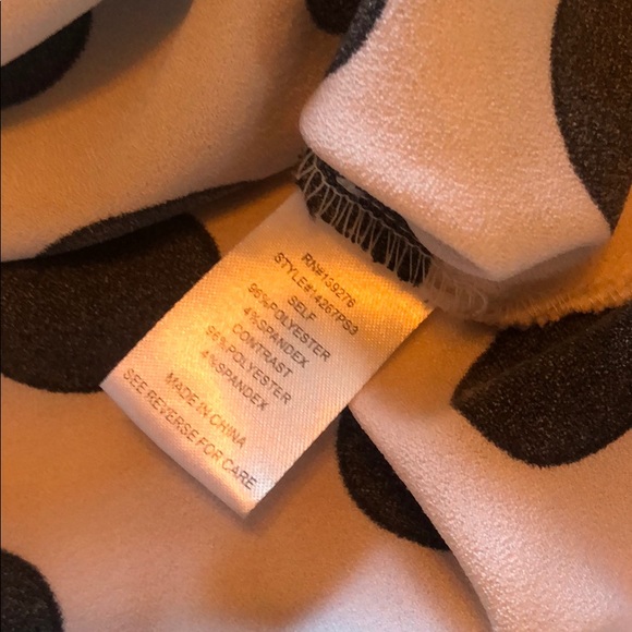 Daniel Rainn Polka Dot Short Sleeve Blouse EUC - Picture 10 of 14